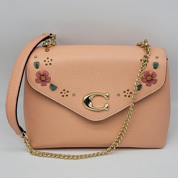 Coach Floral Whipstitch Tammie CA145 Faded Blush Multi